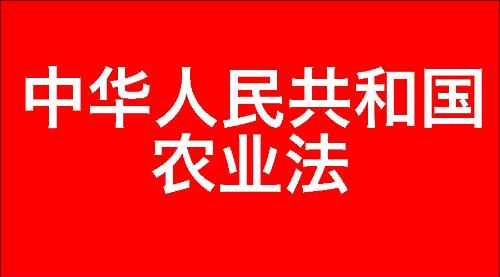 中华人民共和国农业法